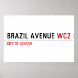 Brazil Avenue  Posters