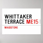 whittaker  terrace  Posters