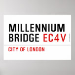 millennium bridge  Posters