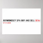 Bermondsey spa buy and sell  Posters