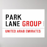 Park Lane  Posters