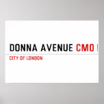 Donna Avenue  Posters