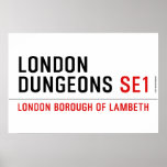 london dungeons  Posters