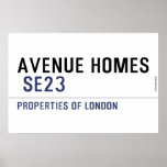 Avenue Homes   Posters
