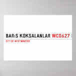 barıs köksalanlar  Posters