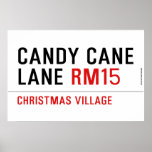 Candy Cane Lane  Posters
