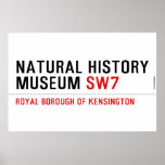 natural history museum  Posters