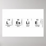 leslie  Posters