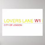 LOVERS LANE  Posters