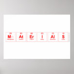 Materials  Posters