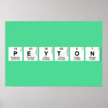  Peyton  Posters