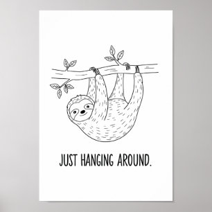 Posters Black and White Funny Animal Quote