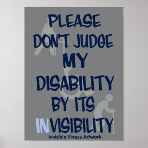 POSTERS...Disabiliy/INvisibility Poster