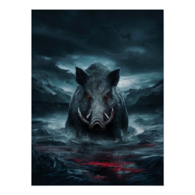 Posters Dives boar (Front)