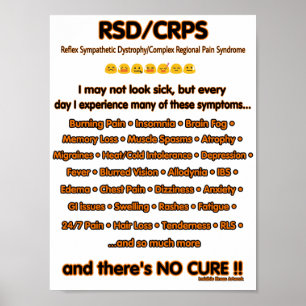 POSTERS...I May Not Look Sick...ESD/CRPS Poster