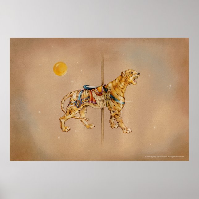 Posters, Prints - Carousel Tiger (Front)