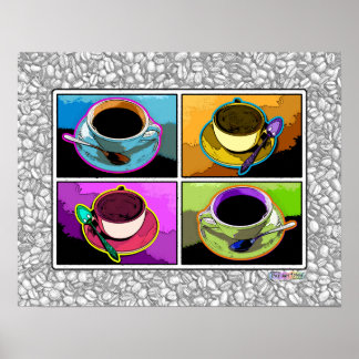 Posters, Prints - Java Addictions Pop Art