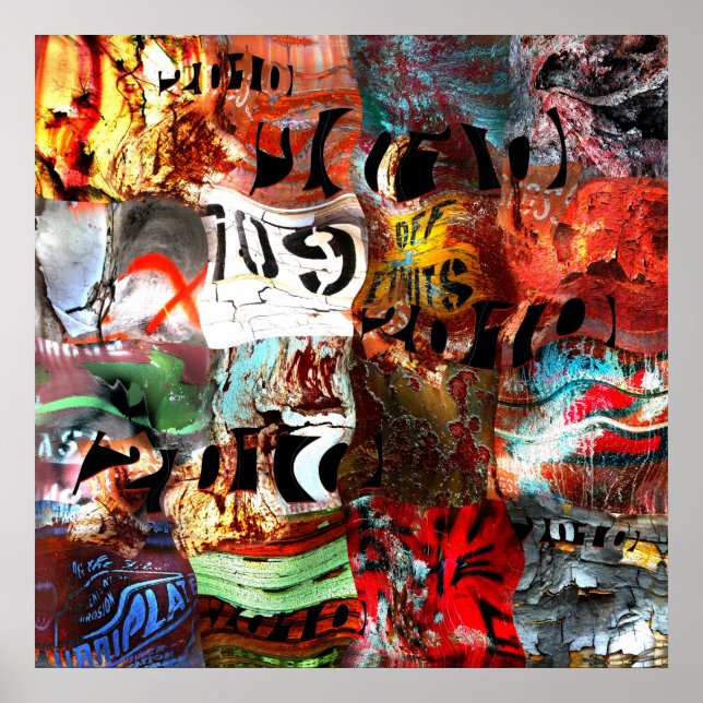 Posters Street Art Abstract 32 (Front)