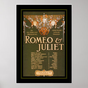 Posters Theater Vintage Romeo Juliet