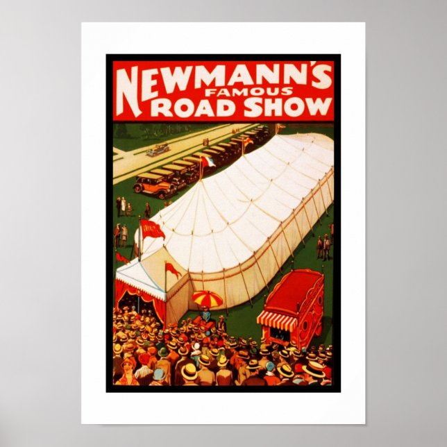 Posters Vintage "Newmann's Famous Road Show" (Front)