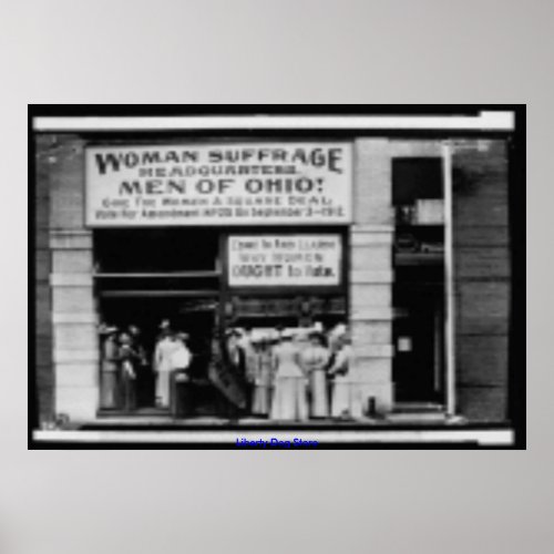 POSTERS _ VINTAGE _ WOMENS SUFFRAGE HEADQUARTERS