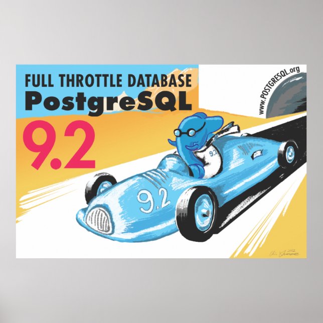 PostgreSQL 9.2 Giant Poster (Front)