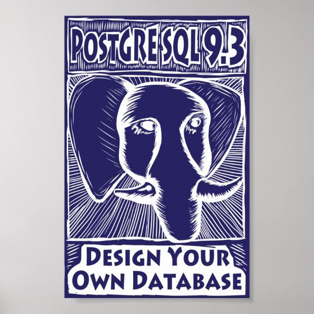 PostgreSQL 9.3 Poster (Front)