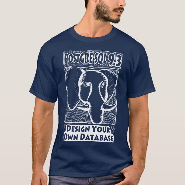 PostgreSQL 9.3 Shirt - Men's (Front)