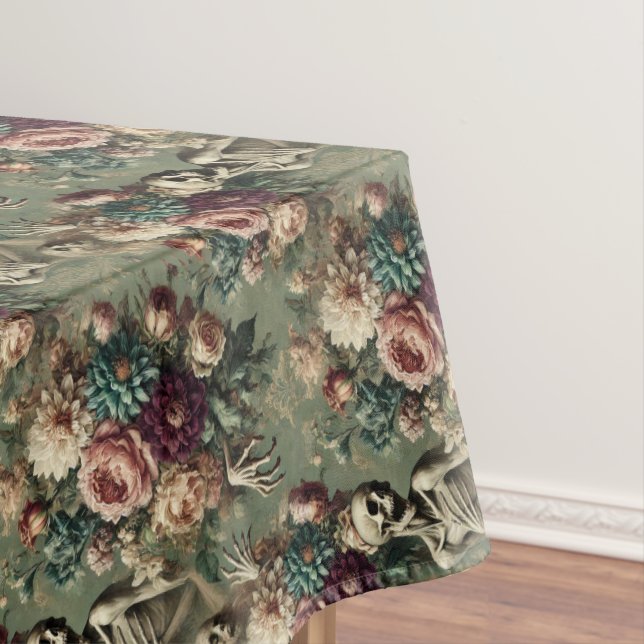 Posthumous Heartache – Gothic Medium Pattern Tablecloth (In Situ)