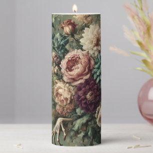 Posthumous Heartache – Gothic Sanctum in Solitaire Pillar Candle