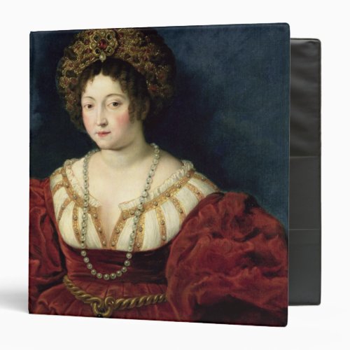 Posthumous portrait of Isabella dEste 3 Ring Binder