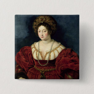 Posthumous portrait of Isabella d'Este Pinback Button
