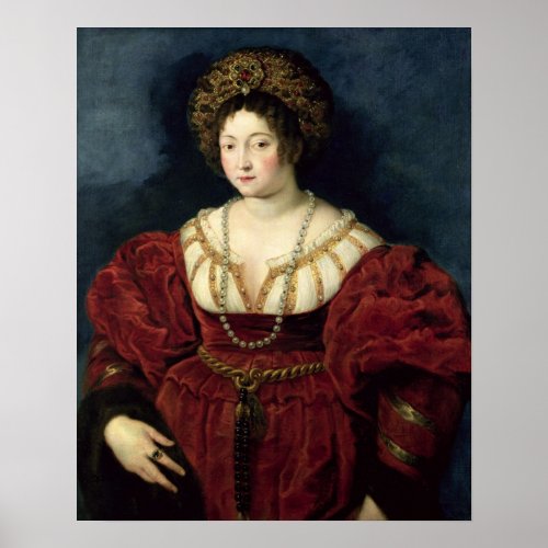 Posthumous portrait of Isabella dEste Poster