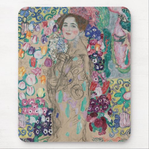 Posthumous Portrait of Ria Munk by Gustav Klimt Mouse Pad