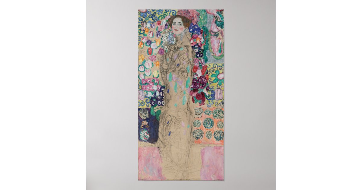 Posthumous Portrait of Ria Munk by Gustav Klimt Poster | Zazzle