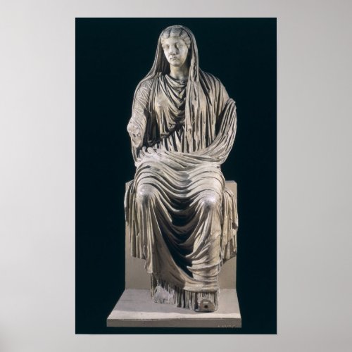 Posthumous statue of Livia  from Velleia Poster