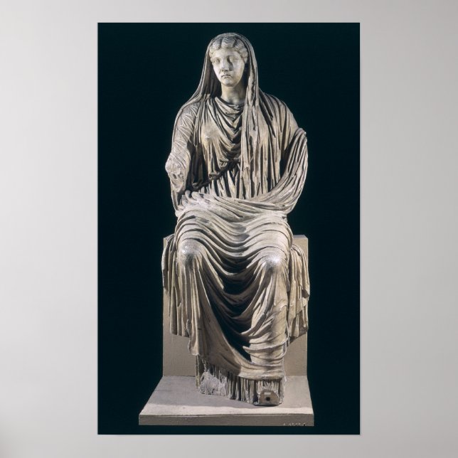 Posthumous statue of Livia  from Velleia Poster (Front)