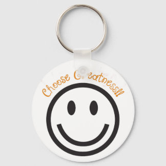 Postive Gift Keychain-Choose Greatness Keychain