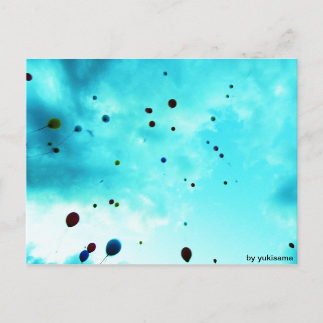 Postkarte - Ballons Postcard (Front)