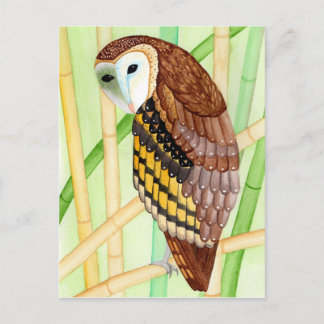 Postkarte Eule Postcard