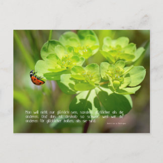 Postkarte Glück (Edition sinn.worte) Postcard