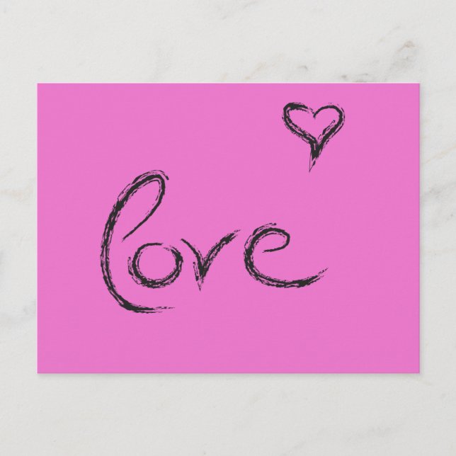 Postkarte LOVE Postcard (Front)