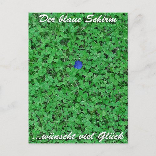 Postkarte _ Viel Glck Postcard