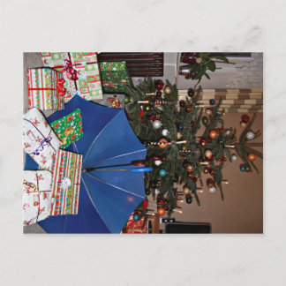 Postkarte - Weihnachten beim Blauen Schirm Postcard