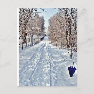 Postkarte - Winterspaziergang II Postcard