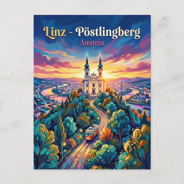 Pöstlingberg Austria Postcard (Front)