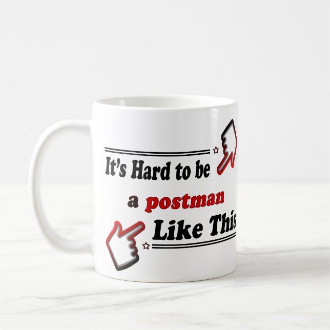 Postman gift coffee mug (Left)