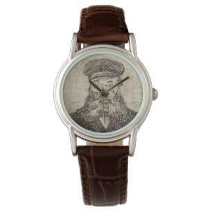 Postman Joseph Roulin (Sepia Sketch) (by van Gogh) Watch