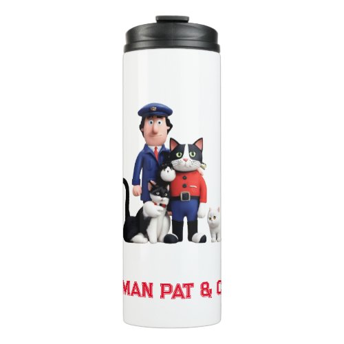 Postman Pat  Cats Thermal Tumbler