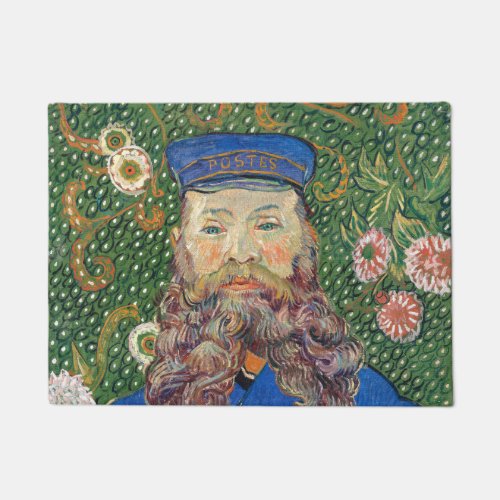 Postman Portrait by Van Gogh Doormat